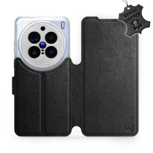 Phone Case Vivo X200 Pro 5G - Design Black Leather