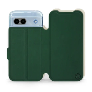 Phone Case Google Pixel 8A - Design Green with Platinum