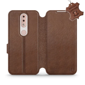 Phone Case Nokia 4.2 - Design Brown Leather