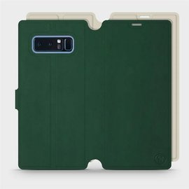 Phone Case Samsung Galaxy Note 8 - Design Green with Platinum