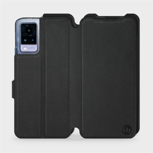 Etui Soft Touch do Vivo V21 5G - wzór Satynowa czerń