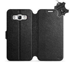 Phone Case Samsung Galaxy J5 2016 - Design Black Leather