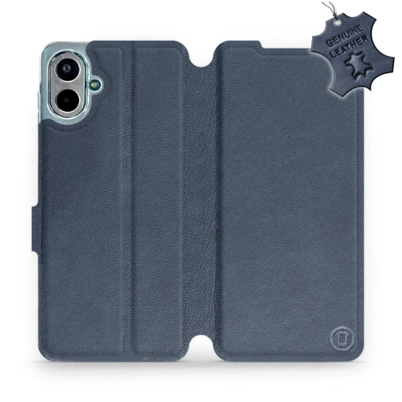 Phone Case Samsung Galaxy A07 - Design Blue Leather