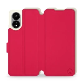 Phone Case OPPO A38 - Design Red with Platinum