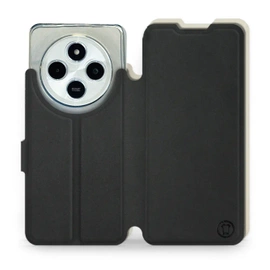 Phone Case Xiaomi POCO C75 - Design Black with Platinum