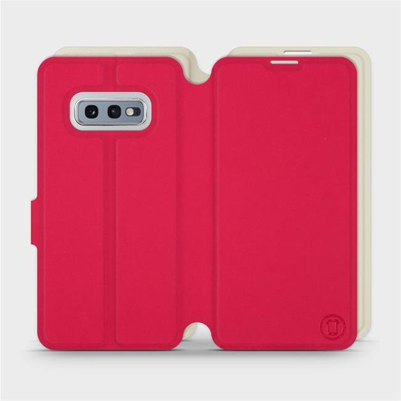 Phone Case Samsung Galaxy S10e - Design Red with Platinum