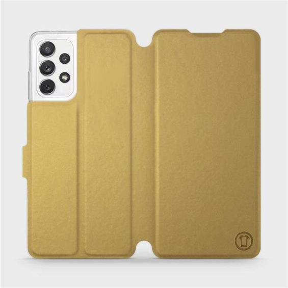 Phone Case Samsung Galaxy A72 - Design Gold&Gray