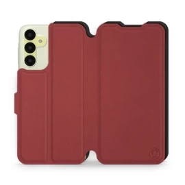 Phone Case Samsung Galaxy M15 5G - Design Dark Red with Black