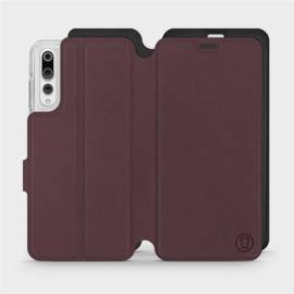 Phone Case Huawei P20 Pro - Design Burgundy with Black