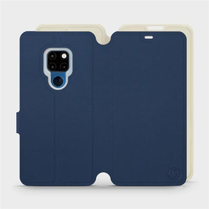 Hülle für Huawei Mate 20 - Farbe Marineblau mit Platin