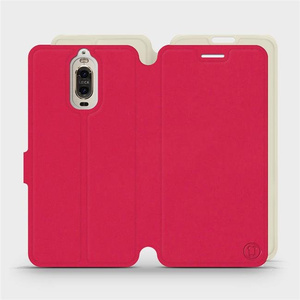 Phone Case Huawei Mate 9 Pro - Design Red with Platinum