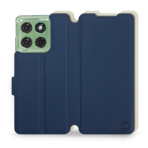 Phone Case Motorola Edge 60 - Design Navy with Platinum