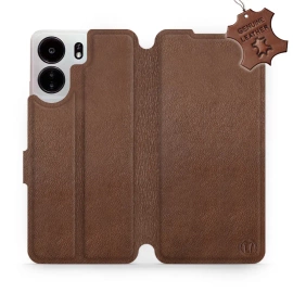 Phone Case Xiaomi POCO C65 - Design Brown Leather