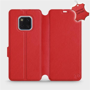 Phone Case Huawei Mate 20 Pro - Design Red Leather