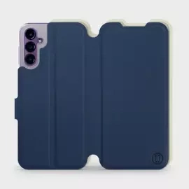 Phone Case Samsung Galaxy A14 5G - Design Navy with Platinum