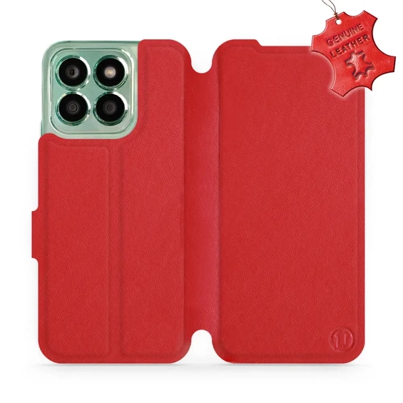 Phone Case Huawei Honor X8b - Design Red Leather