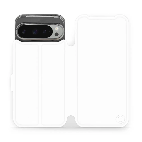 Phone Case Google Pixel 9 Pro XL - Design White&Orange