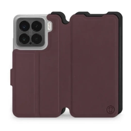 Phone Case Xiaomi 15 - Design Burgundy with Black