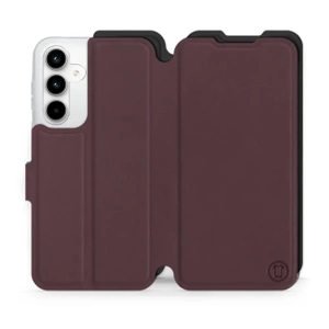 Phone Case Samsung Galaxy A35 5G - Design Burgundy with Black