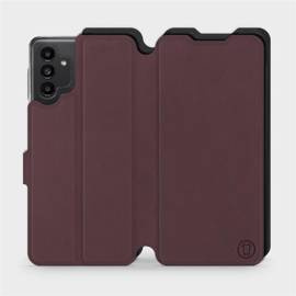 Phone Case Samsung Galaxy A13 5G - Design Burgundy with Black