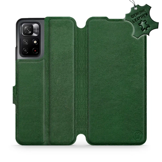Phone Case Xiaomi Redmi Note 11S 5G - Design Green Leather