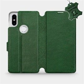 Phone Case Xiaomi Mi Mix 2S - Design Green Leather