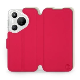 Phone Case Huawei Pura 70 - Design Red with Platinum