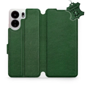 Phone Case Xiaomi POCO C65 - Design Green Leather
