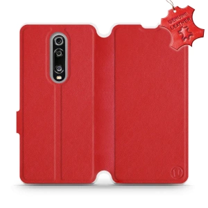 Phone Case Xiaomi Mi 9T Pro - Design Red Leather