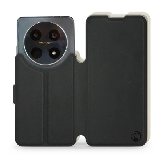 Phone Case Huawei Nova 12i - Design Black with Platinum