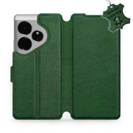 Phone Case Realme GT 6 - Design Green Leather