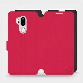 Hülle für LG G7 ThinQ - Farbe Rot mit Schwarz