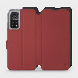 Phone Case Xiaomi Mi 10T Pro - Design Dark Red with Black