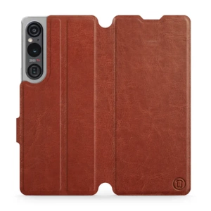 Etui do Sony Xperia 1 V - wzór Brown&Orange