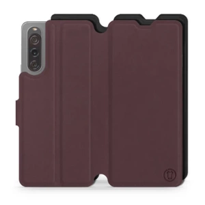 Phone Case Sony Xperia 10 V - Design Burgundy with Black
