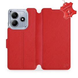 Phone Case Xiaomi Redmi Note 14 5G - Design Red Leather
