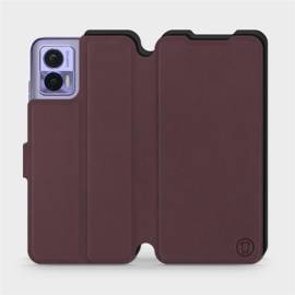 Phone Case Motorola Edge 30 Neo - Design Burgundy with Black