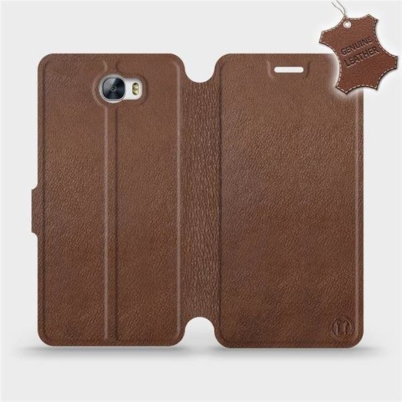 Hülle für Huawei Y6 II Compact - Farbe Brown Leather