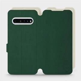 Phone Case LG V60 ThinQ 5G - Design Green with Platinum