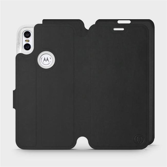 Phone Case Motorola One - Design Black with Black