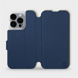 Phone Case Apple iPhone 14 Pro - Design Navy with Platinum