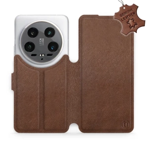 Phone Case Xiaomi 14 Ultra 5G - Design Brown Leather
