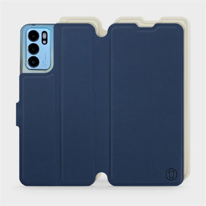 Phone Case OPPO Reno 6 5G - Design Navy with Platinum