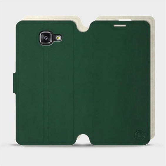 Phone Case Samsung Galaxy A5 2016 - Design Green with Platinum