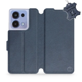 Phone Case Xiaomi Redmi Note 13 4G - Design Blue Leather