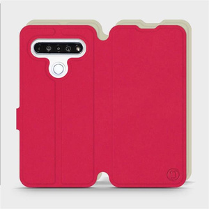 Phone Case LG K61 - Design Red with Platinum