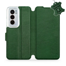 Phone Case OPPO Reno 12 5G - Design Green Leather