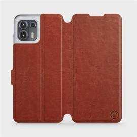 Phone Case Motorola Edge 20 Lite - Design Brown&Orange