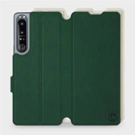 Phone Case Sony Xperia 1 IV - Design Green with Platinum