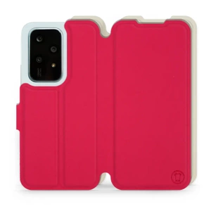 Hülle für Huawei Honor 200 Lite - Farbe Rot mit Platin